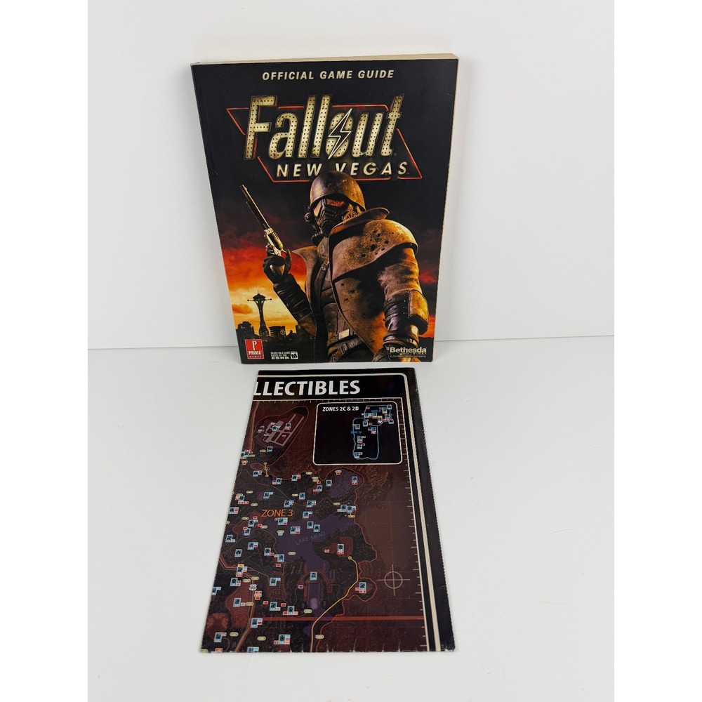 Fallout New Vegas Prima Strategy Guide (PC PS3 Xbox 360) With Map Excellent